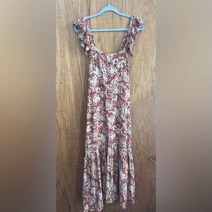 House of Harlow 1960 print pocket maxi dress